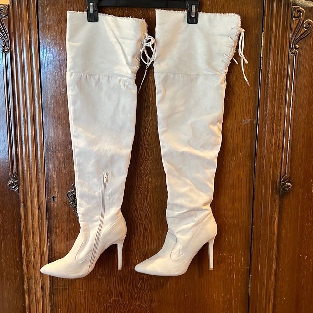 Over the knee boots.